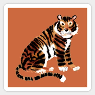 Baby Tiger Painting Magnet